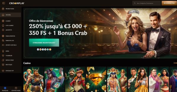 crownplay nouveau casino en ligne