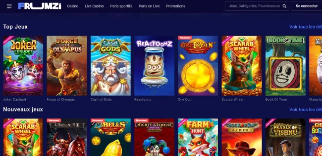 frumzi casino dépôt 10 euros